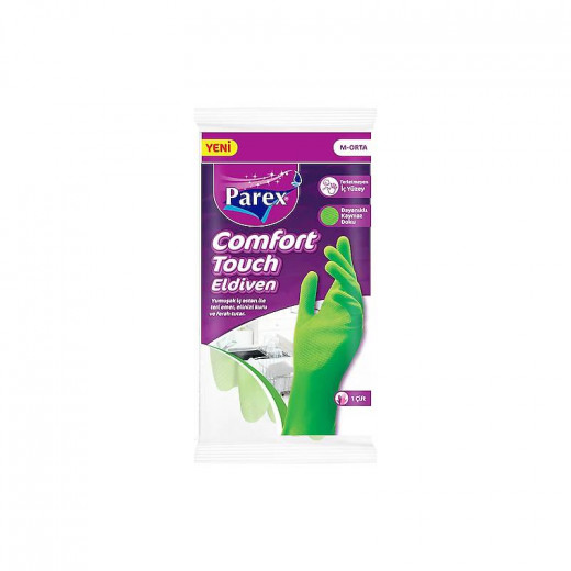 Parex Trend Cleaning Gloves, Small, Green Color