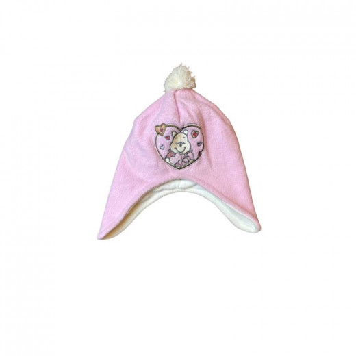 قبعة بناتية بتصميم , باللون الزهري من كول كلوب