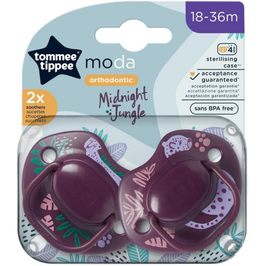 Tommee Tippee Moda Soothers, Symmetrical Orthodontic Design