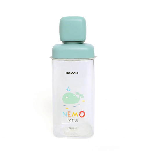 Komax Nemo Water Bottle, Whale Design, 430 Ml