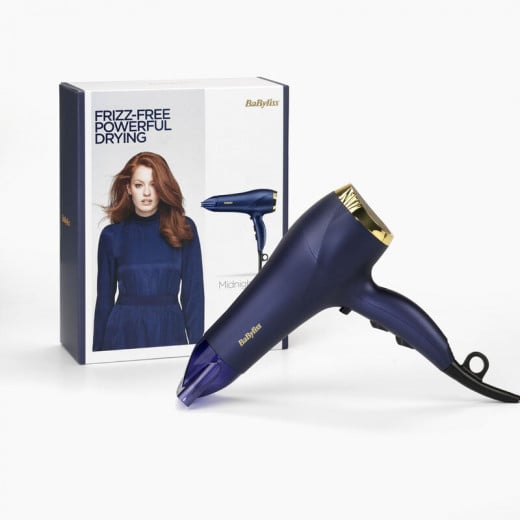 Babyliss Midnight Hair Dryer, Blue Color