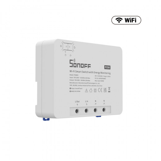Sonoff Powr3 Wifi Smart Relay Switch, With Power Meter