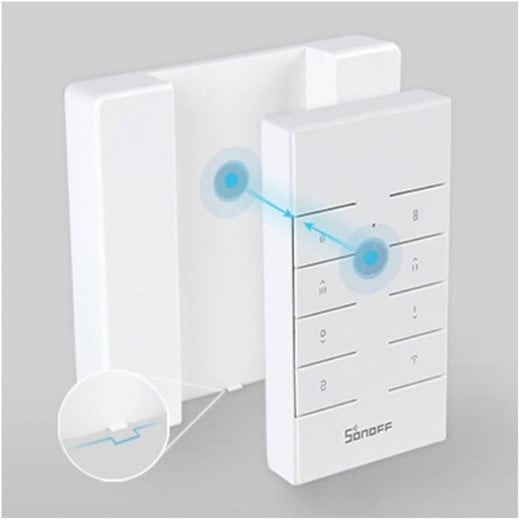 Sonoff Base Wall Mounted Holder For Sonoff Rm433r2, White
