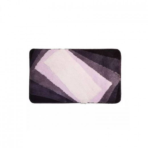 Nova Home Geometric Bath Mat, Purple Color, Size 50*80