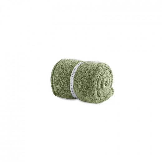 Manterol Motti Throw Blanket, Green Color, 120*160 Cm