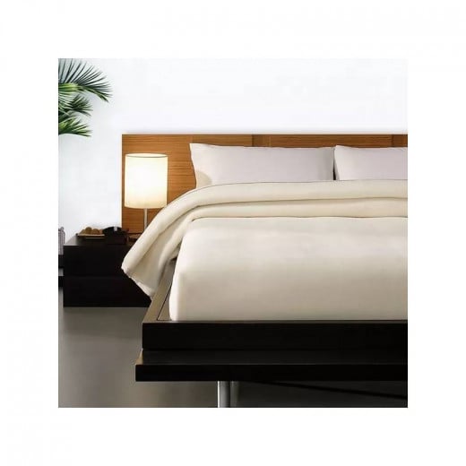 Manterol Roma Reversible Blanket, White Color, 260*240 cm