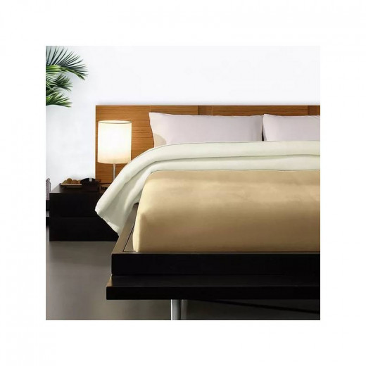 Manterol Roma Reversible Blanket, Bige Color, 180*240 cm,