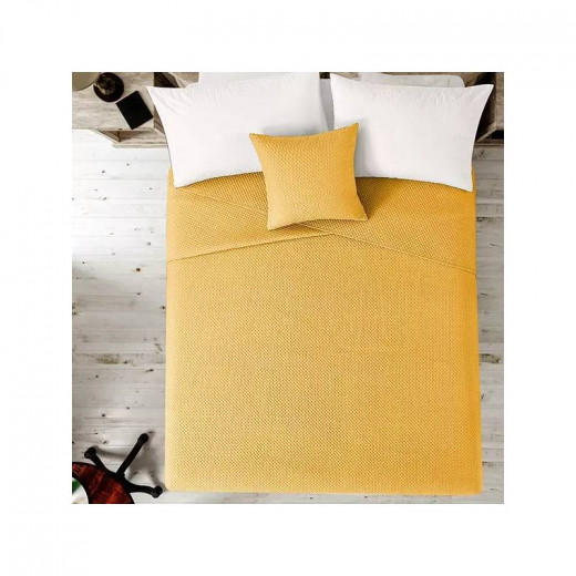 Nova Home "Dimension" Coverlet, Yellow Color, King Size