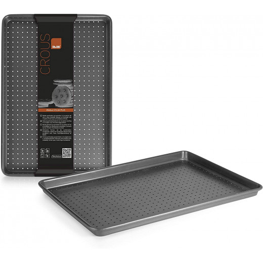 Ibili Crous Round Perforated Cookie Sheet, 39x27 Cm