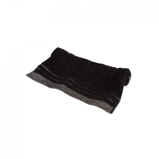 Primanova Yanki Hand Towel, Black Color
