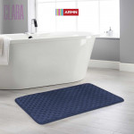 ARMN Clara Memory Foam Bath Rug, Navy Blue Color, 60*90 Cm