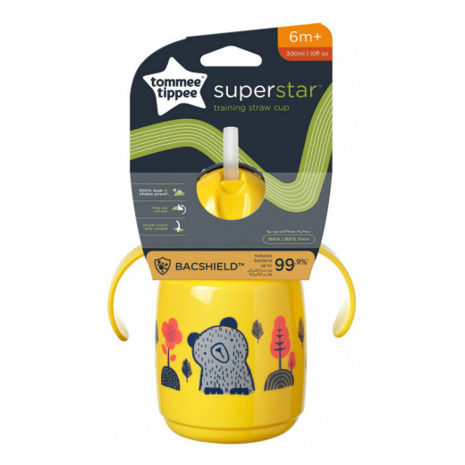 Tommee Tippee Superstar Training Straw Cup 6m+ 300ml - Yellow
