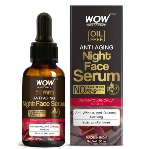 Wow Skin Science Night Face Serum, 50 ml