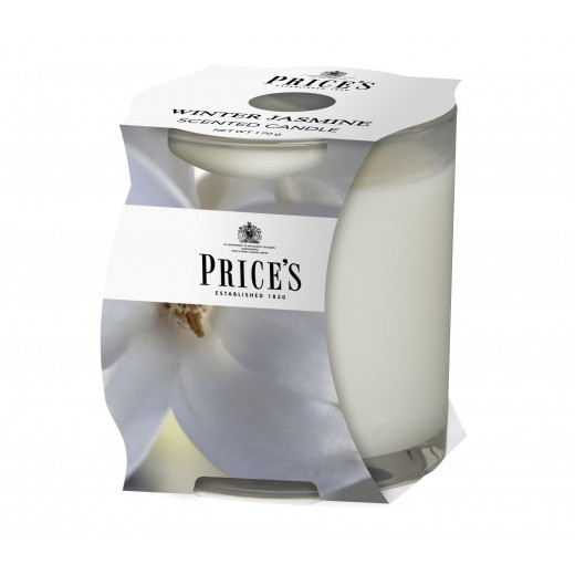 Price's Scented Candle Jar with Lid, Winter Jasmine