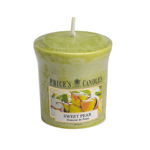 Price's Scented Votive Candle, Sweet Pear