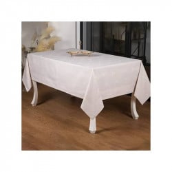 Nova Home Rana Table Cloth, Poly Cotton, Light Beige Color, 160*320 Cm