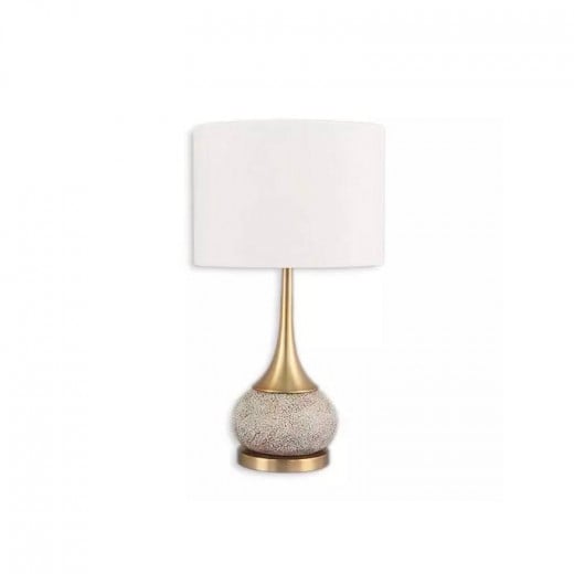 Nova Home Gourd Table Lamp, Gold Color, 54 Cm