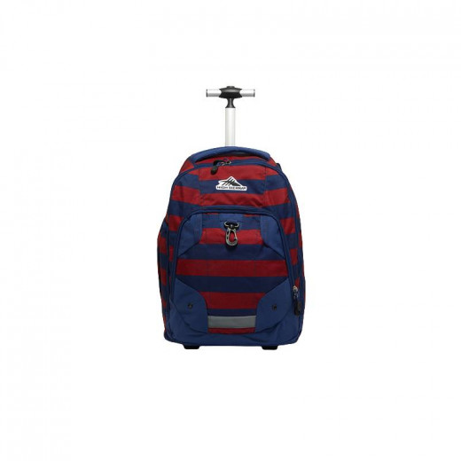 High Sierra Zestar Wheeled Backpack, Blue & Red