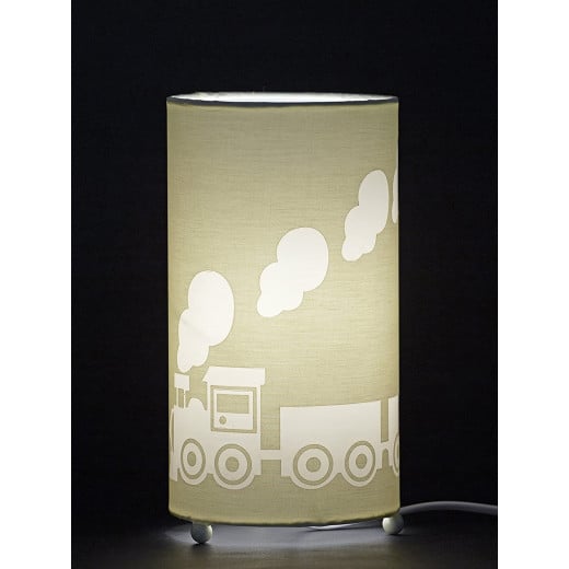 Aratextil Charlie Table Lamp, Cotton Champagne, 24.5 x 13 cm