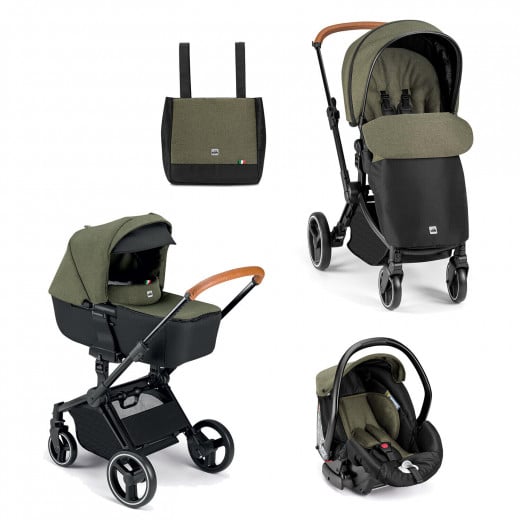 Cam Baby Stroller 3 In 1, Next Evo 930, Green Color
