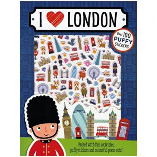 Make Believe Ideas I Love London Puffy Sticker Activity Book