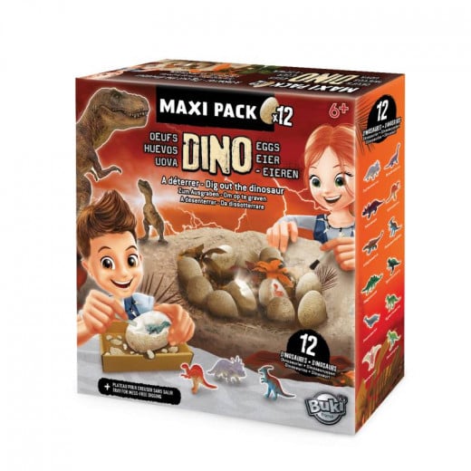 Buki Play Sets, Dino Mega Egg Maxi Pack