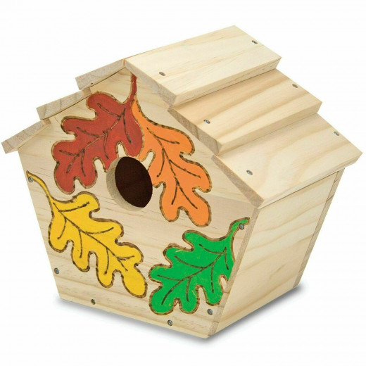 Melissa & Doug Build-Your-Own Birdhouse, Wooden Arts