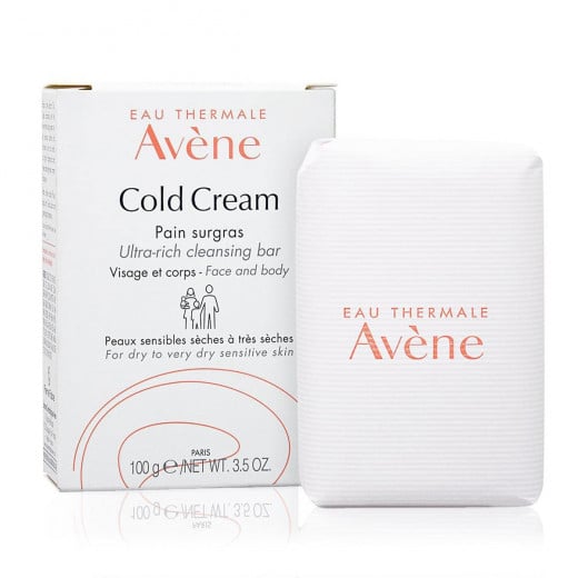 Avene Cold Cream Cleansing Bar, 100gm
