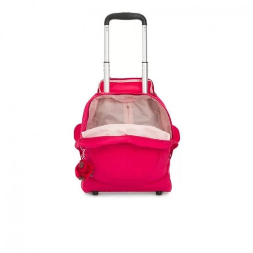 Kipling Nusi Kids Two-Wheeled School Bag, Pink Color