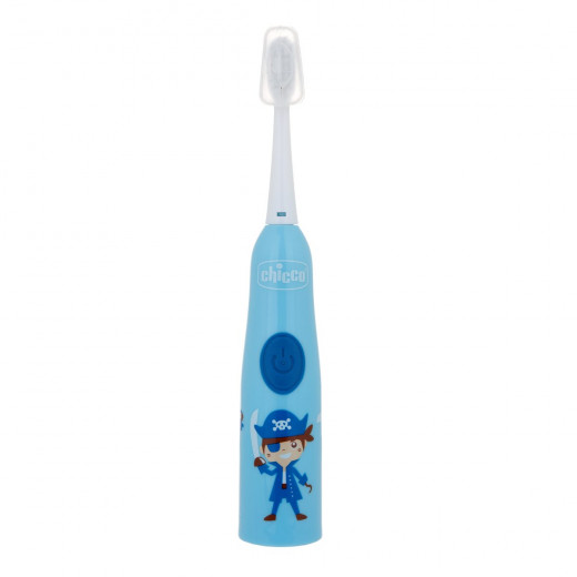 فرشاة اسنان كهربائية للأولاد، باللون الأزرق من شيكو