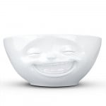 Fifty Eight Product Laughing Bowl, White Color, 350ml