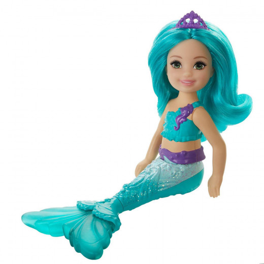Barbie Dreamtopia Chelsea Mermaid Doll with Blue Hair and Tail