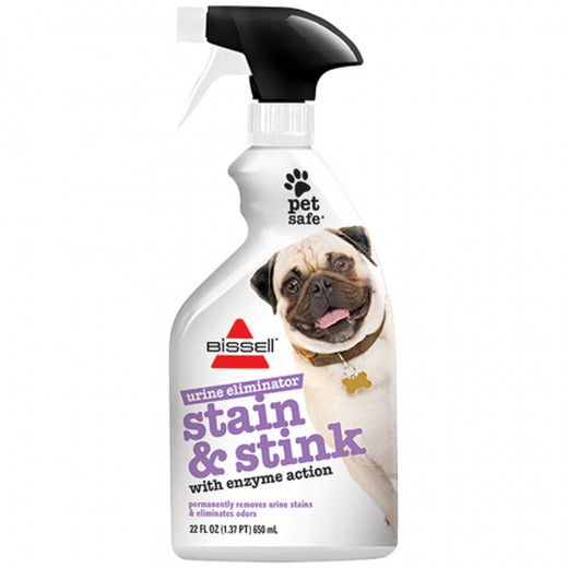 Bissell Pet Stain & Stink Remover with Enzyme Action for Carpet, 650ml