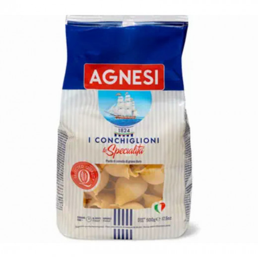 Agnesi Conchiglioni Pasta With Shells, 500g