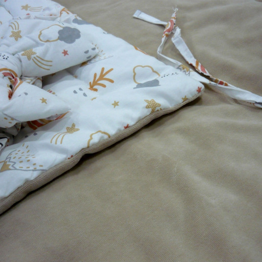 بطانية قماط لحديثي الولادة علا, باللون البيج من الماليللا