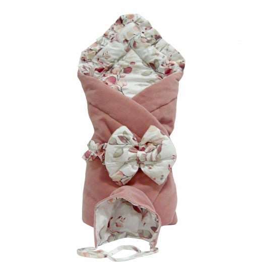 بطانية قماط لحديثي الولادة علا, باللون الزهري من الماليللا