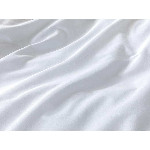 English Home Plain Cottony Extra King Duvet Cover, White Color, Size 260*240 Cm