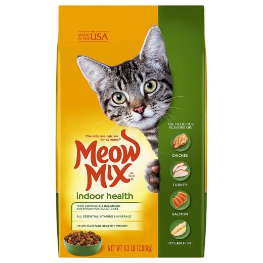 Meow Mix Indoor Formula Dry Cat Food, 2.85 Kg
