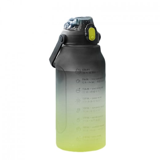 Water Bottle, Yellow & Black Color 1500 Ml