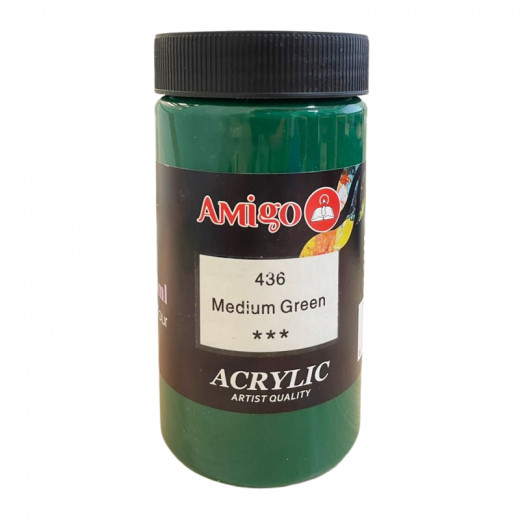 Amigo Acrylic Color, 436 Green, 300 Ml