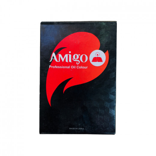 Amigo Professional Oil Paint Color, 3 Pieces, 539 Blue