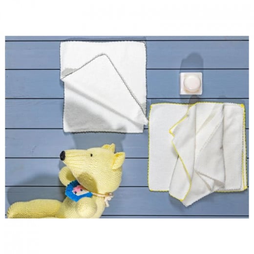 English Home Cotton Baby Sweat Towel, 28x28 Cm, 5 Pieces