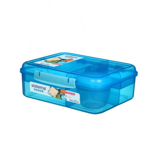 Sistema - Bento Colored Lunch Box 1.65L - Blue