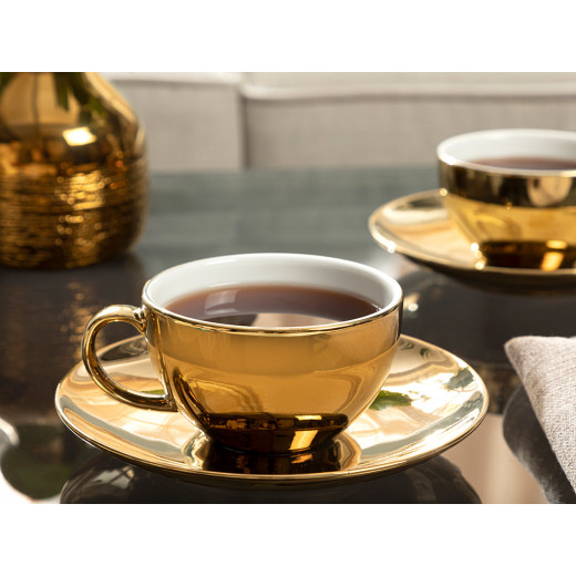 English Home Porcelain Tea Cup, 2 Set, 220 ml