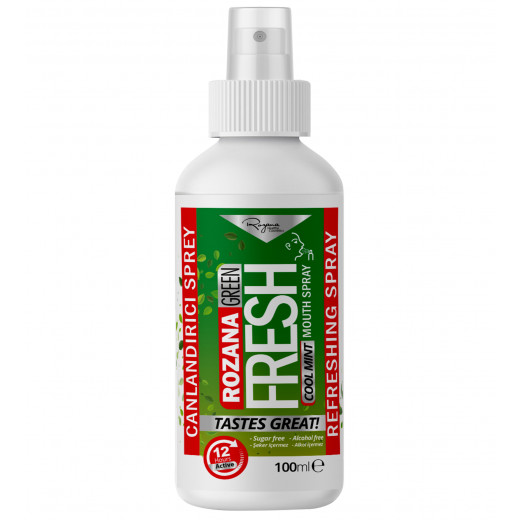 Rozana Fresh Mouth Spray, Green, 100 ml