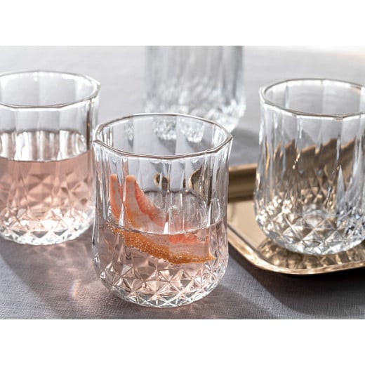 English Home Rich Glass 4 Pcs Soft Drink 350 ml Transparent