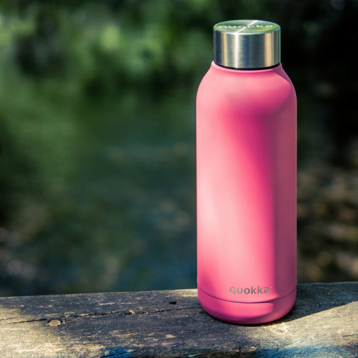 Quokka Thermal Ss Bottle Solid Brink Pink 510 Ml