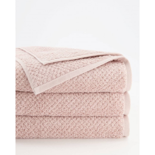 Cawo Pure Guest Towel, Light Pink Color, 30*50 Cm