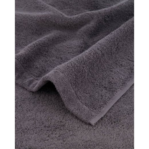 Cawo Lifestyle Guest Towel, Dark Grey Color, 30*50 Cm