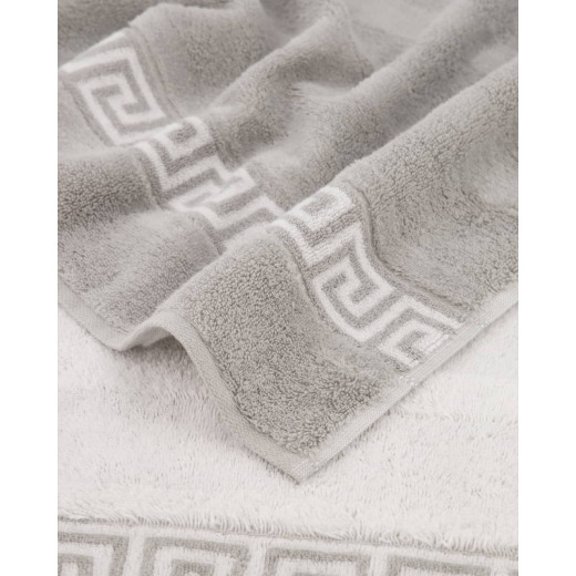 Cawo Noblesse Hand Towel, Grey Color, 50*100 Cm